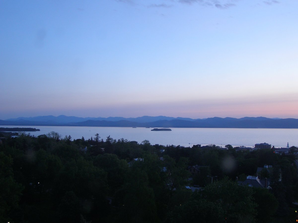 Left view, Burlington sunset on Monday, June 2, 2025