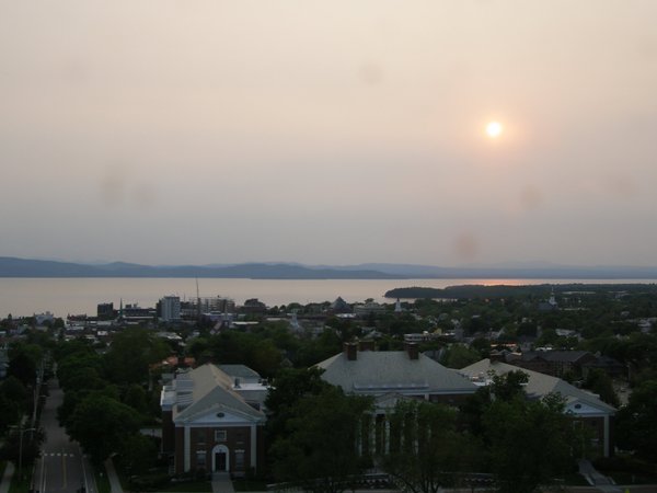 Burlington sunset on Tuesday, June 3, 2025 at 7:44 PM EDT