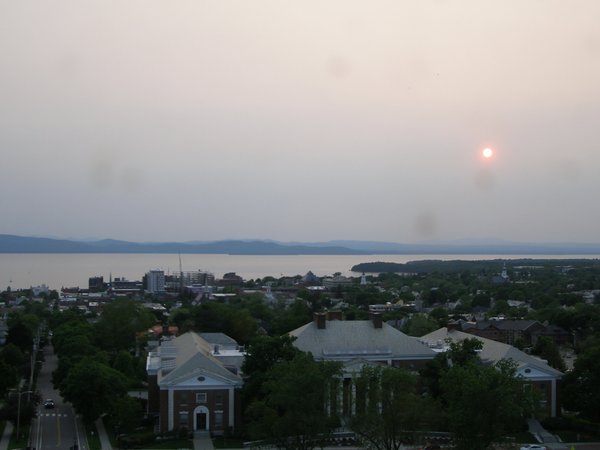 Burlington sunset on Tuesday, June 3, 2025 at 7:59 PM EDT