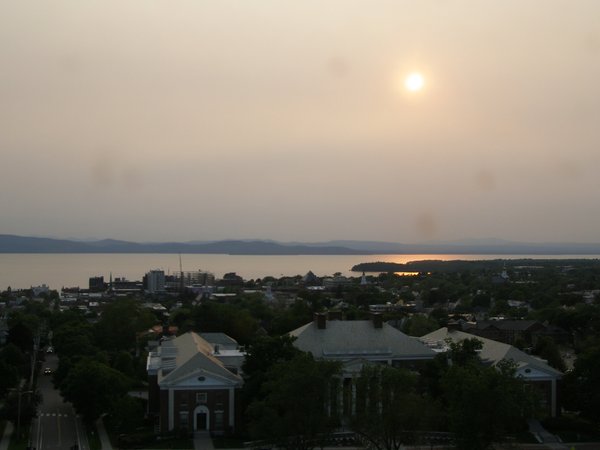 Burlington sunset on Tuesday, June 3, 2025 at 7:29 PM EDT