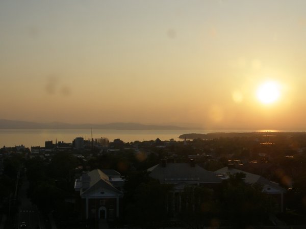 Burlington sunset on Wednesday, June 4, 2025 at 8:14 PM EDT