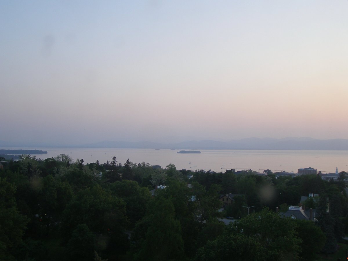 Left view, Burlington sunset on Wednesday, June 4, 2025