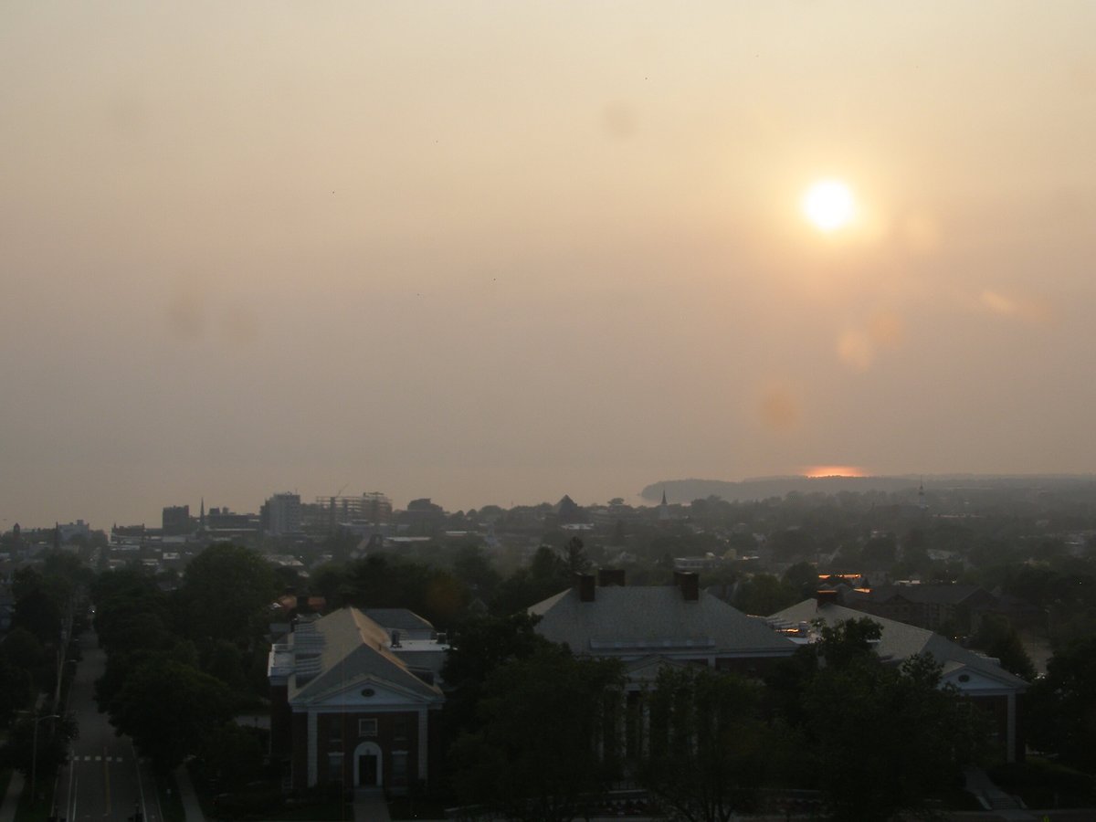 Right view, Burlington sunset on Saturday, June 7, 2025