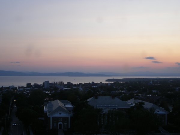 Burlington sunset on Tuesday, June 10, 2025 at 8:44 PM EDT