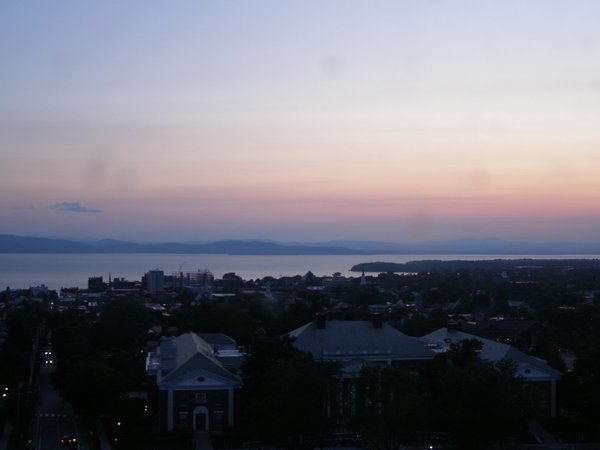Burlington sunset on Tuesday, June 10, 2025 at 8:59 PM EDT