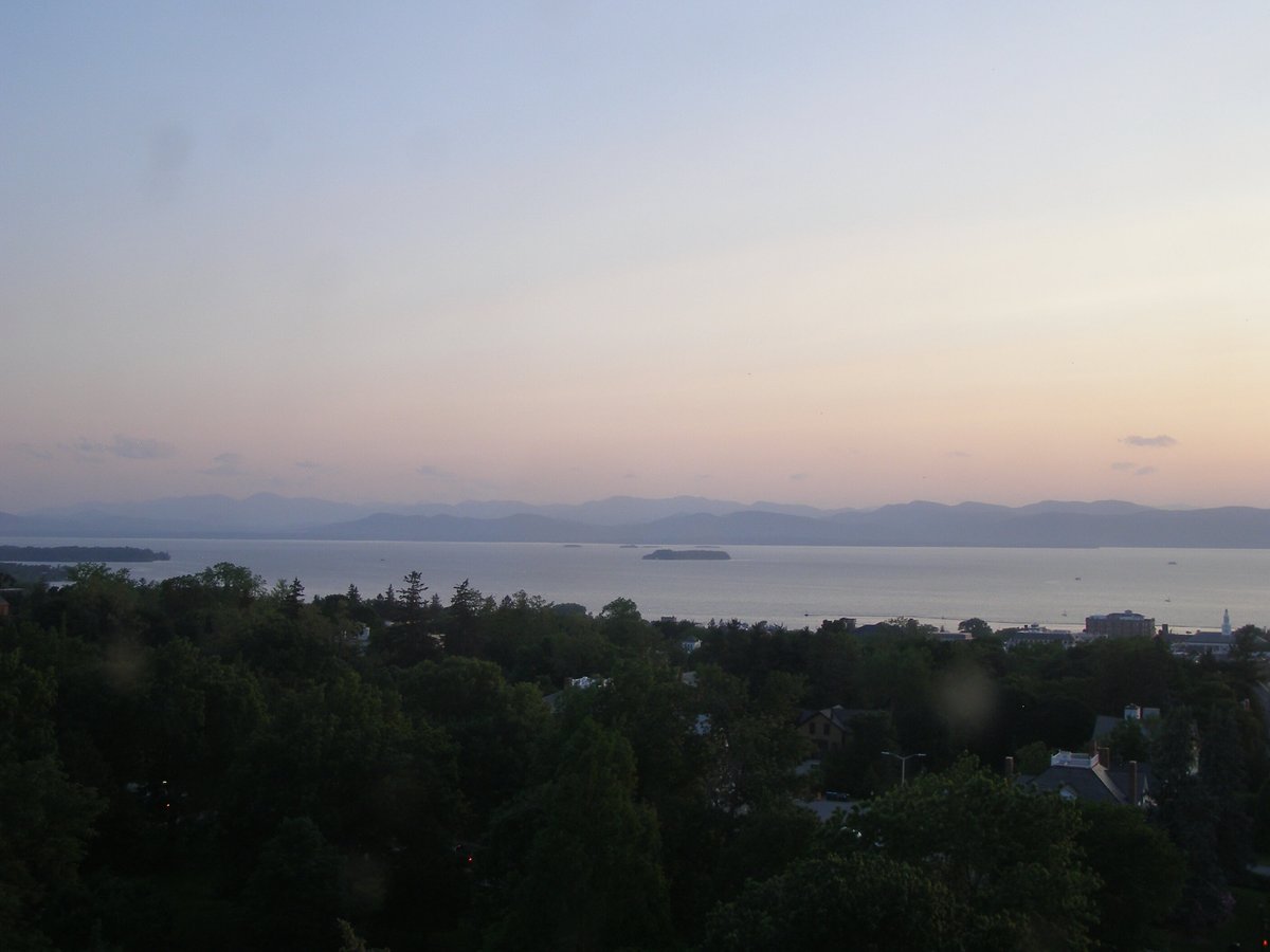 Left view, Burlington sunset on Tuesday, June 10, 2025