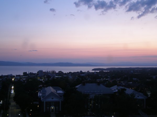 Burlington sunset on Tuesday, June 10, 2025 at 9:14 PM EDT