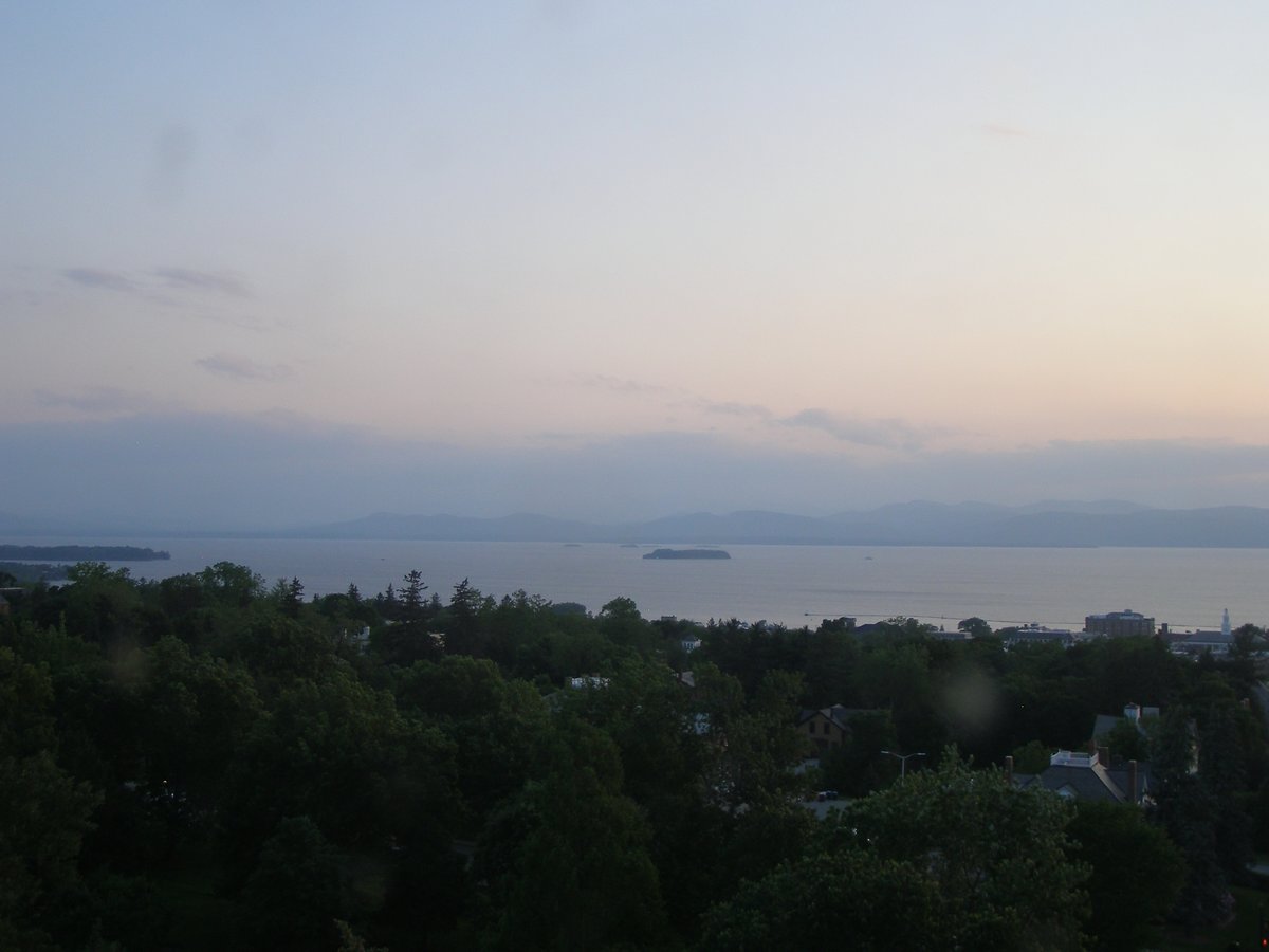 Left view, Burlington sunset on Thursday, June 12, 2025