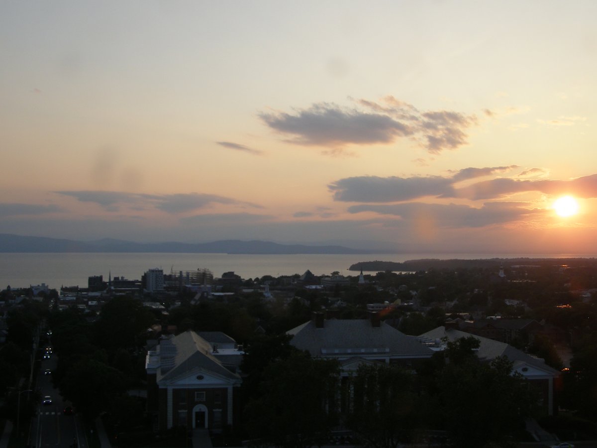 Right view, Burlington sunset on Thursday, June 12, 2025