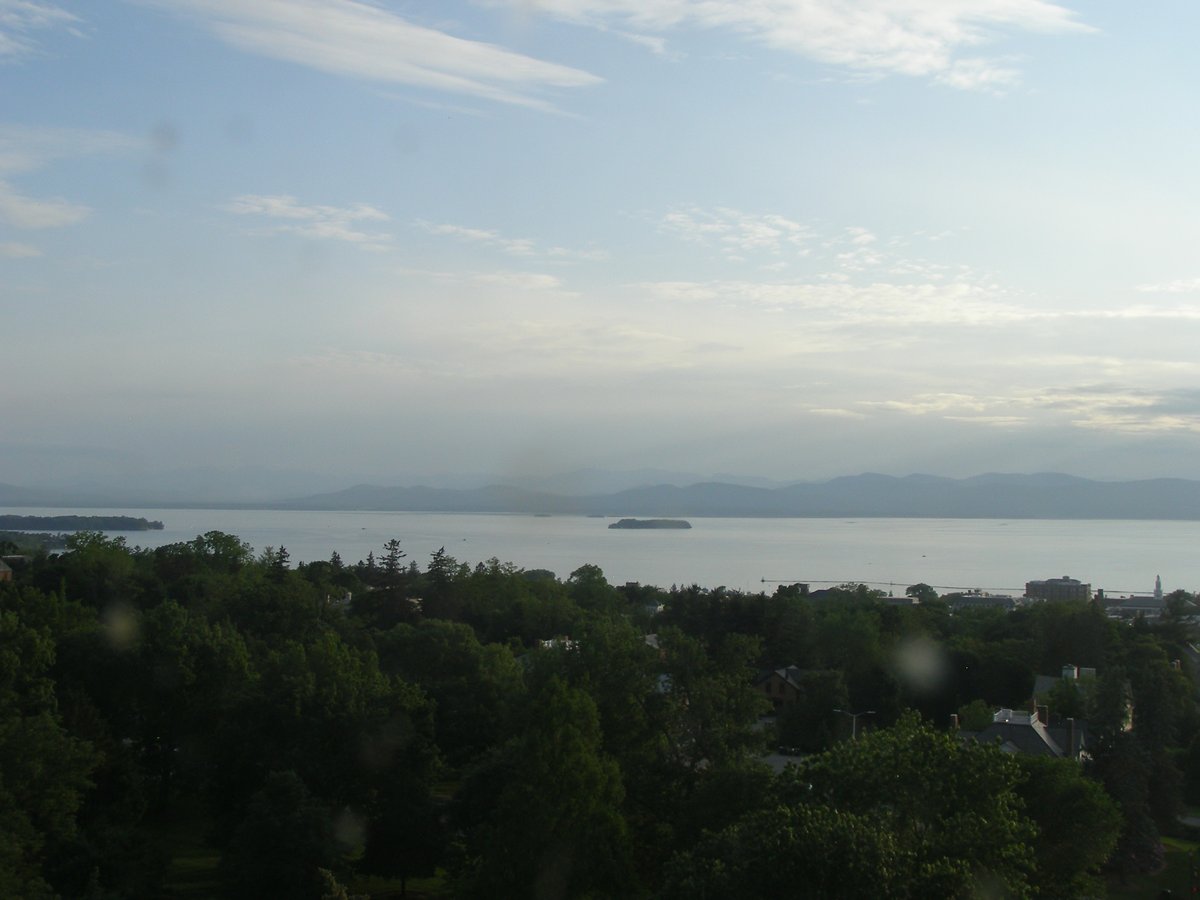 Left view, Burlington sunset on Friday, June 13, 2025