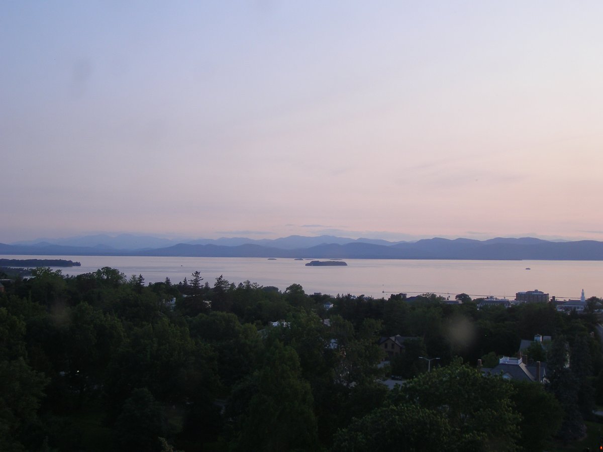Left view, Burlington sunset on Saturday, June 14, 2025
