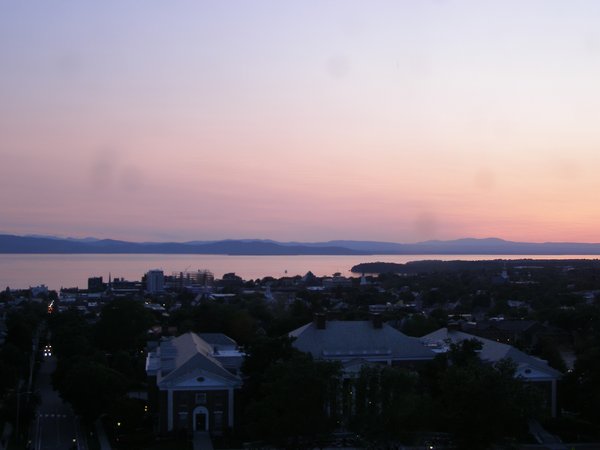 Burlington sunset on Saturday, June 14, 2025 at 8:59 PM EDT