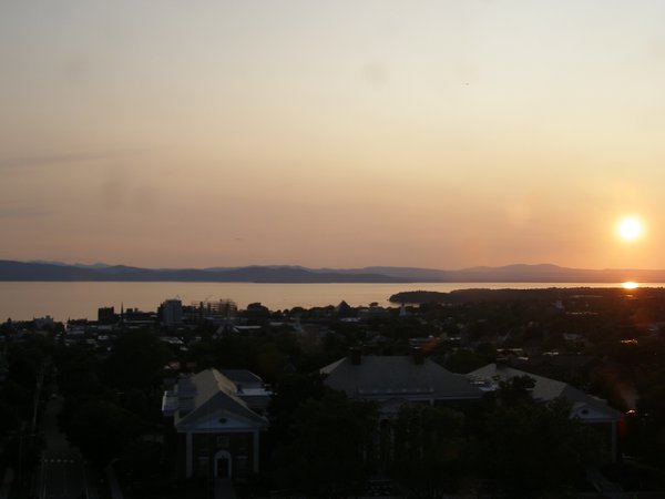 Burlington sunset on Saturday, June 14, 2025 at 8:29 PM EDT