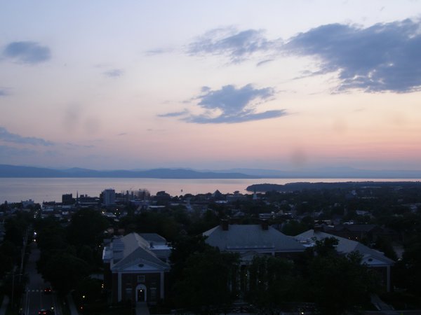 Burlington sunset on Sunday, June 15, 2025 at 8:58 PM EDT