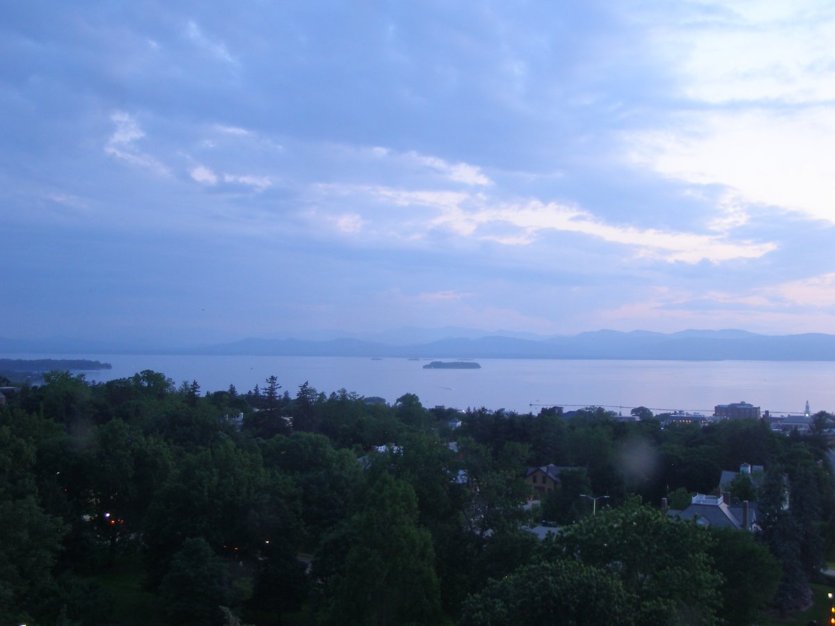 Left view, Burlington sunset on Sunday, June 15, 2025