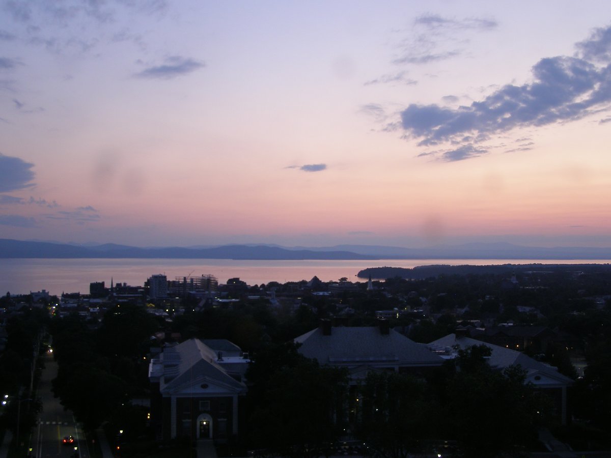Right view, Burlington sunset on Sunday, June 15, 2025