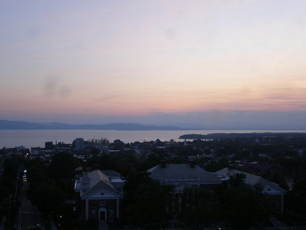 Burlington sunset on Monday, June 16, 2025 at 8:58 PM EDT