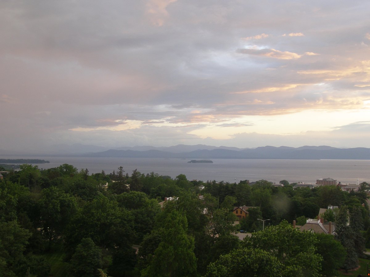 Left view, Burlington sunset on Thursday, June 19, 2025