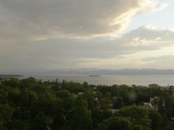 Burlington sunset on June 20 2025