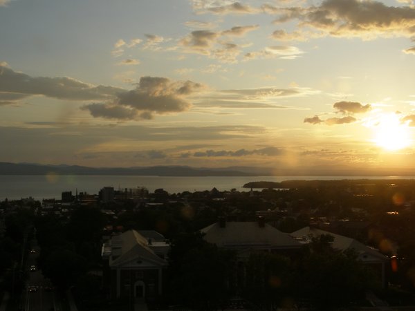 Burlington sunset on Thursday, June 19, 2025 at 8:28 PM EDT