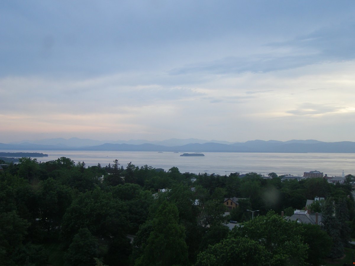 Left view, Burlington sunset on Saturday, June 21, 2025