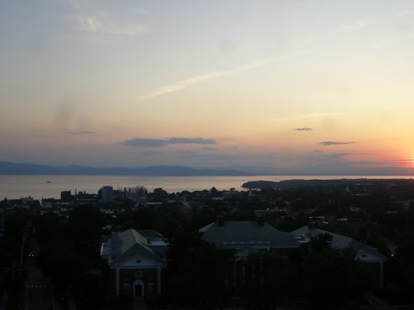 Burlington sunset on Sunday, June 22, 2025 at 8:43 PM EDT