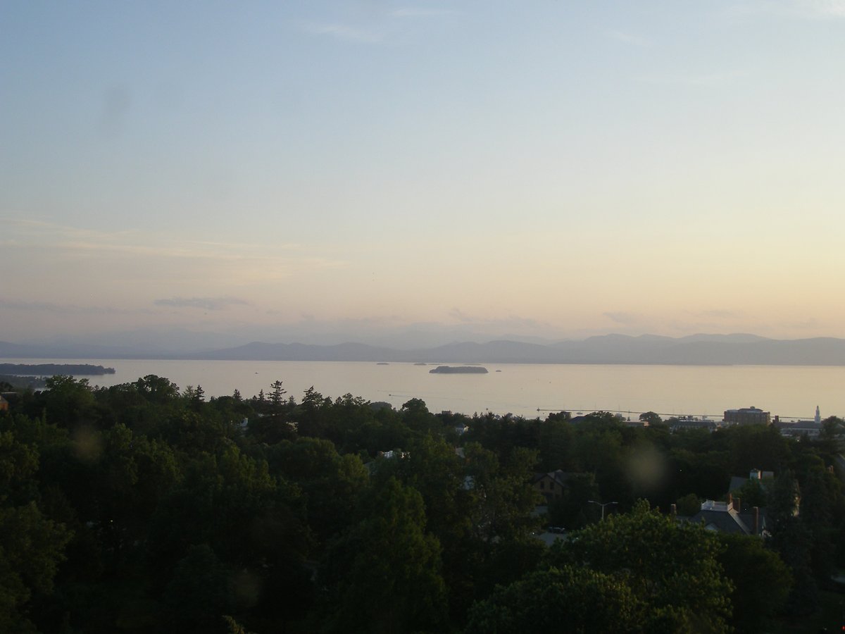 Left view, Burlington sunset on Sunday, June 22, 2025