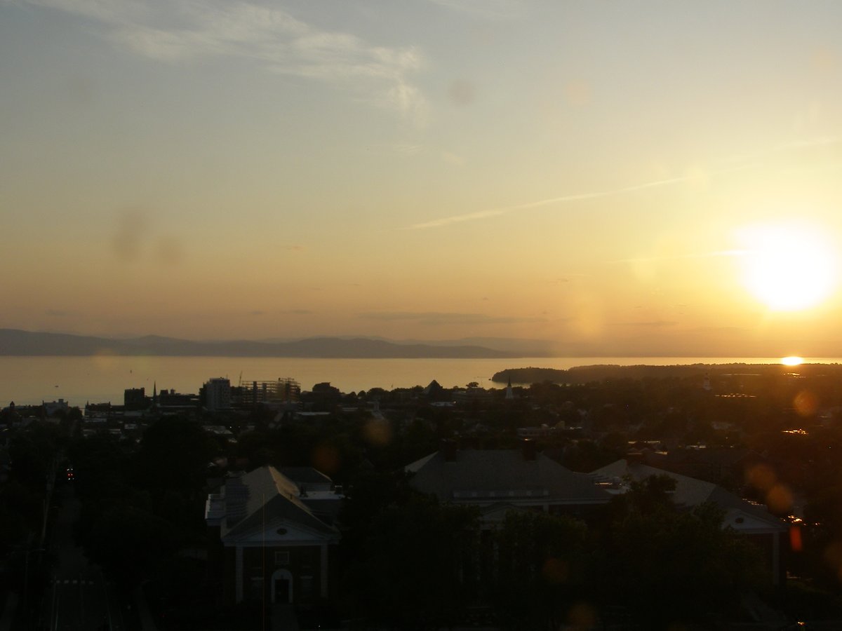 Right view, Burlington sunset on Sunday, June 22, 2025