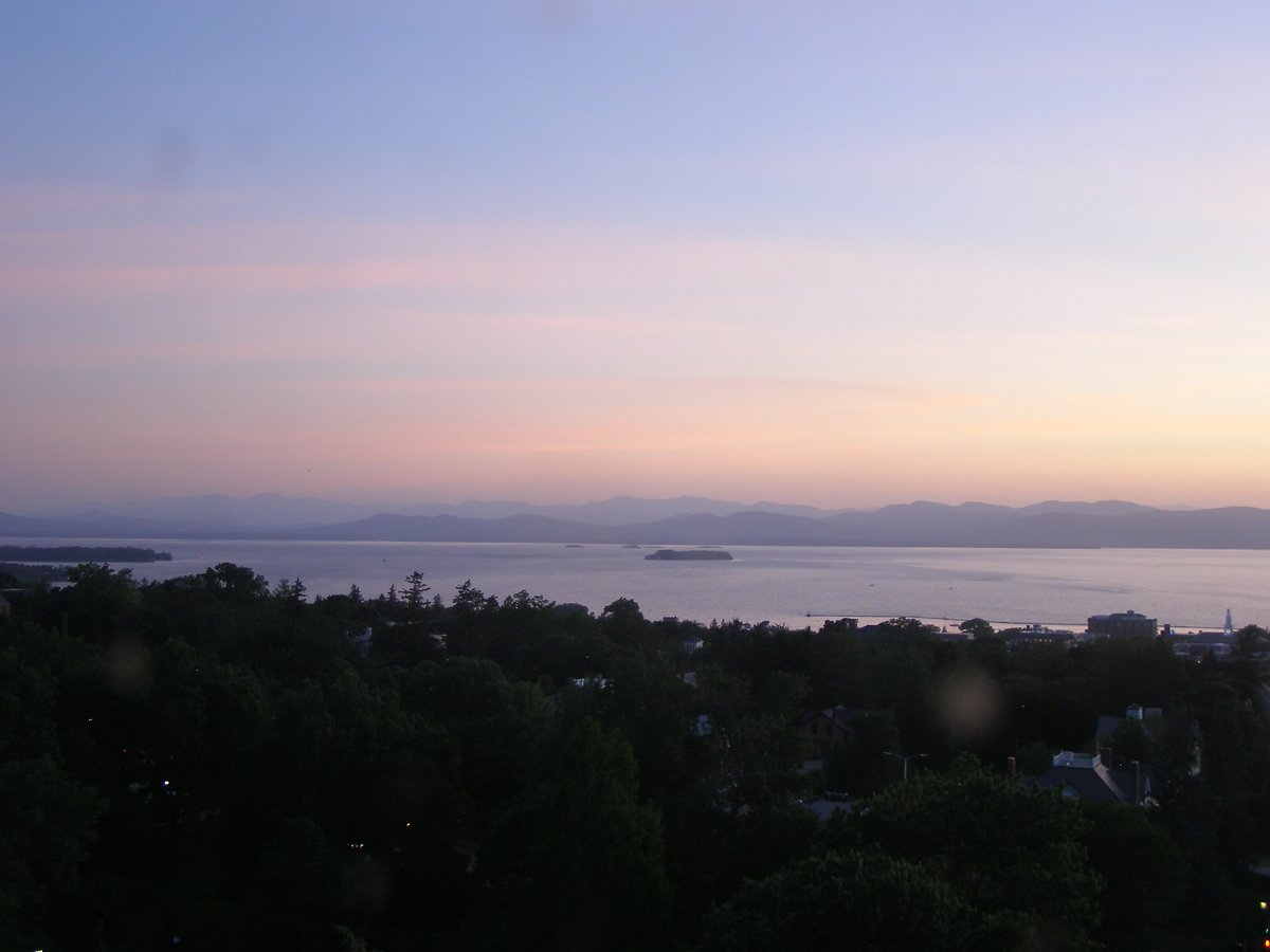 Left view, Burlington sunset on Monday, June 23, 2025