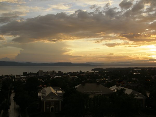 Burlington sunset on Tuesday, June 24, 2025 at 8:43 PM EDT