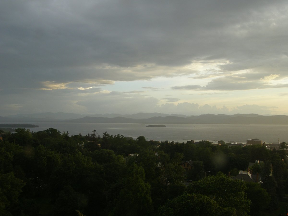 Left view, Burlington sunset on Tuesday, June 24, 2025