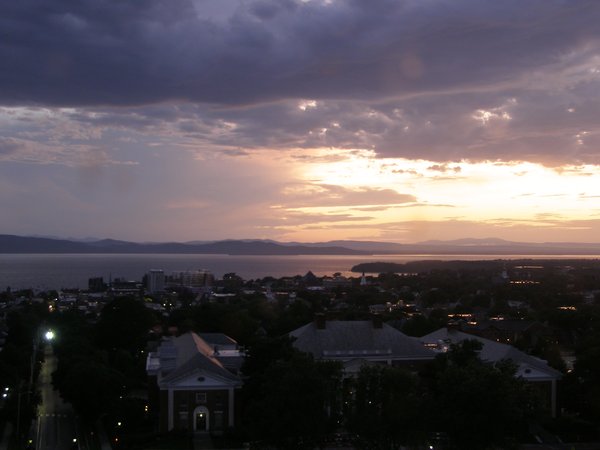 Burlington sunset on Tuesday, June 24, 2025 at 9:13 PM EDT