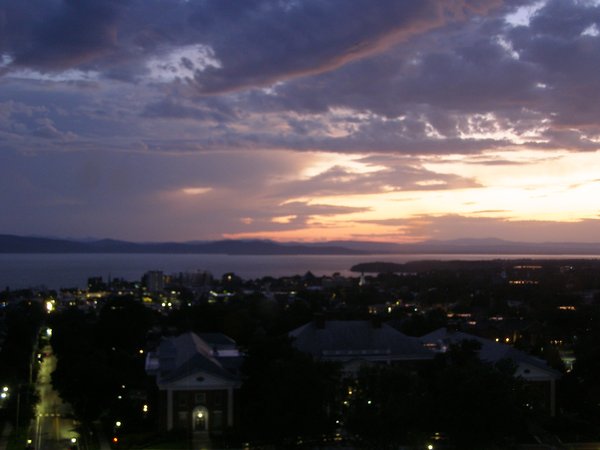 Burlington sunset on Tuesday, June 24, 2025 at 9:28 PM EDT