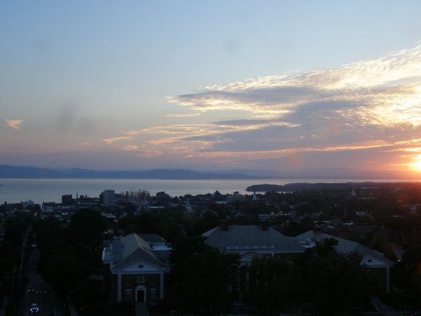Burlington sunset on Wednesday, June 25, 2025 at 8:43 PM EDT