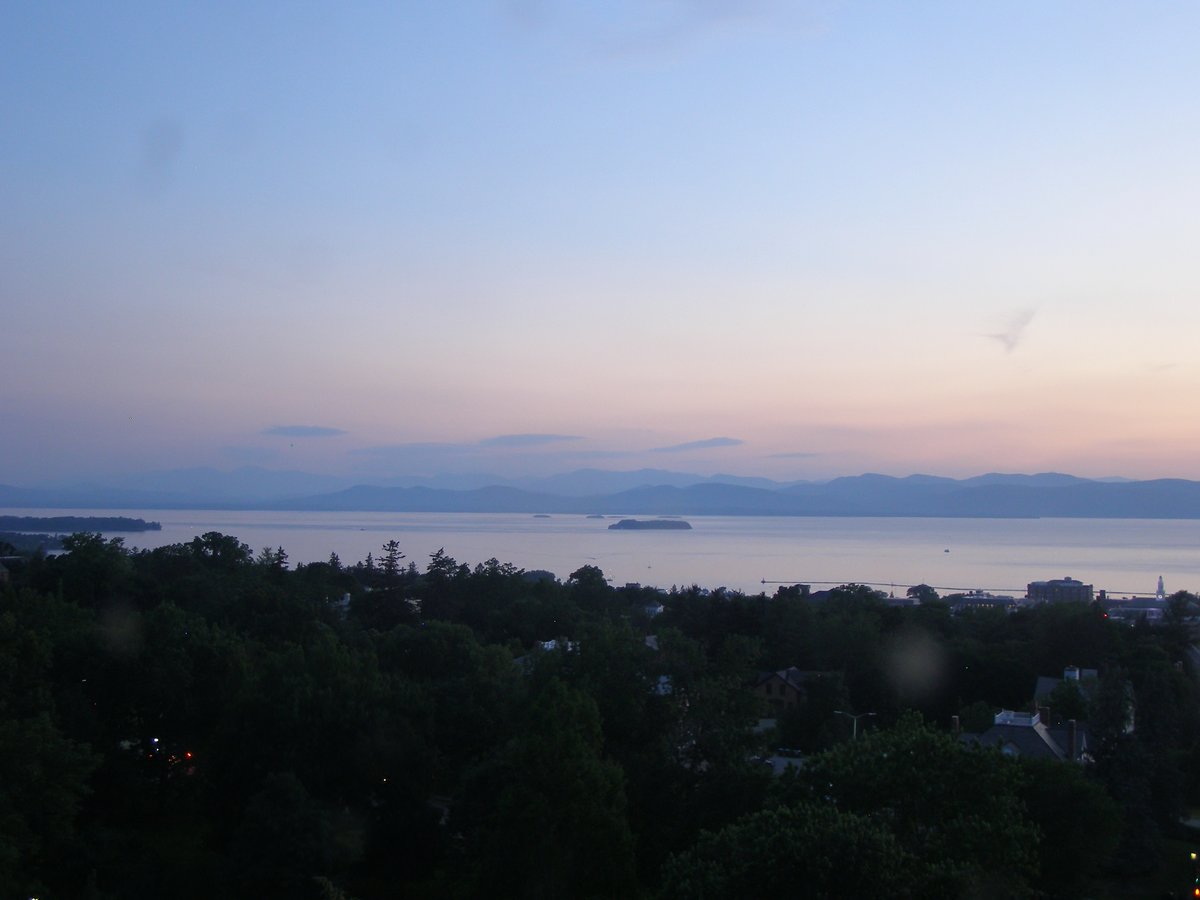 Left view, Burlington sunset on Wednesday, June 25, 2025