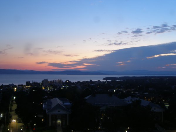 Burlington sunset on Wednesday, June 25, 2025 at 9:28 PM EDT