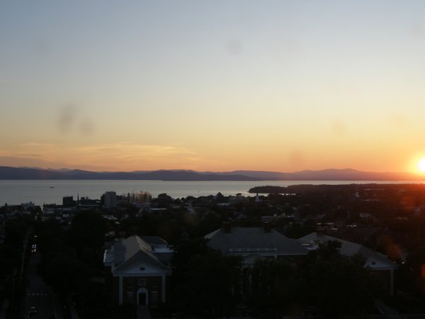 Burlington sunset on Thursday, June 26, 2025 at 8:43 PM EDT