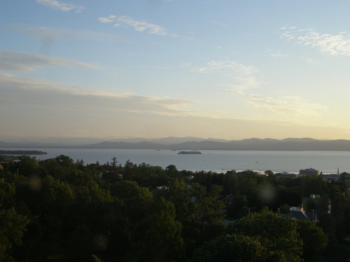 Left view, Burlington sunset on Thursday, June 26, 2025