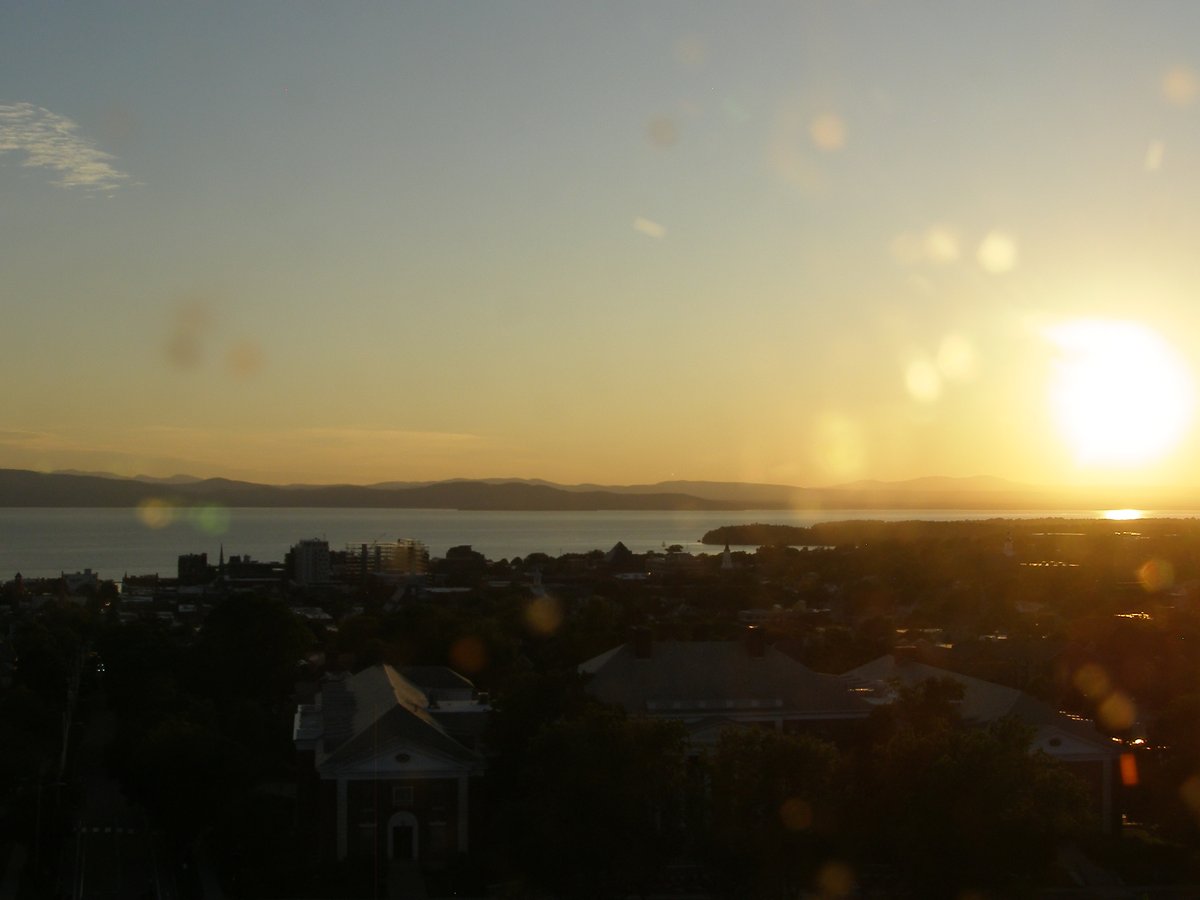 Right view, Burlington sunset on Thursday, June 26, 2025