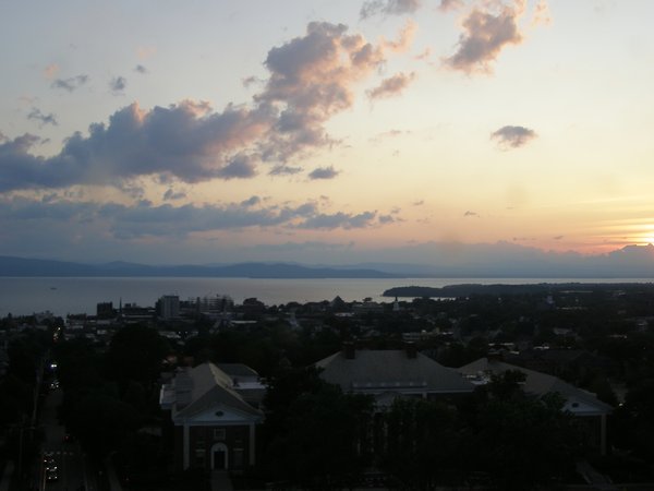Burlington sunset on Saturday, June 28, 2025 at 8:43 PM EDT