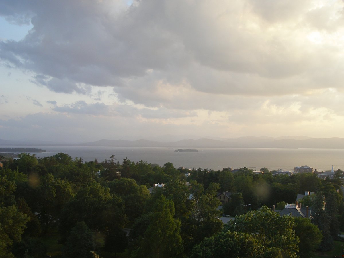 Left view, Burlington sunset on Saturday, June 28, 2025