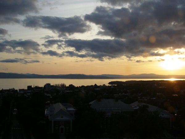 Burlington sunset on Sunday, June 29, 2025 at 8:28 PM EDT