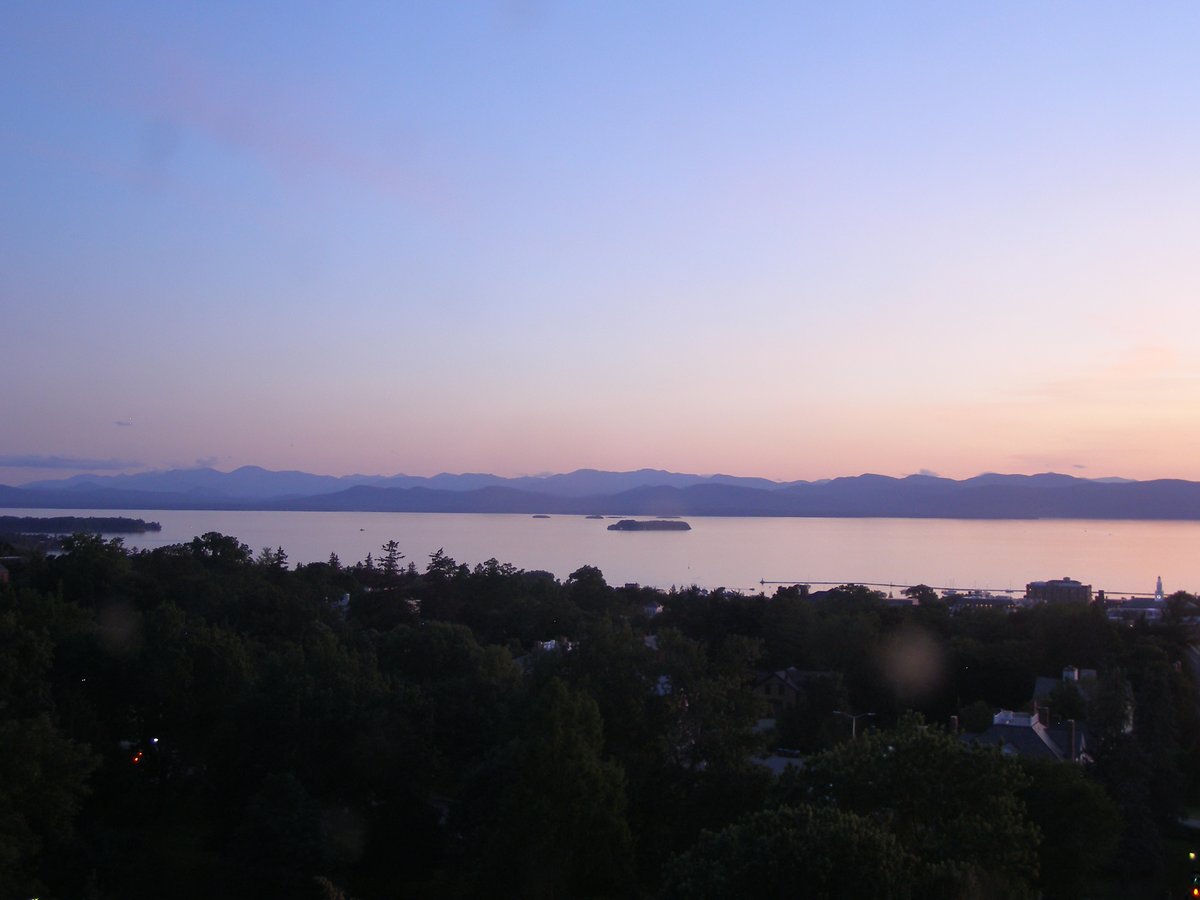 Left view, Burlington sunset on Sunday, June 29, 2025