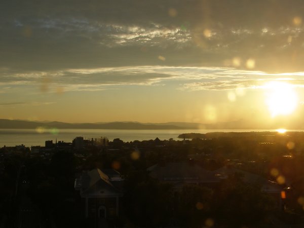 Burlington sunset on Tuesday, July 1, 2025 at 8:28 PM EDT