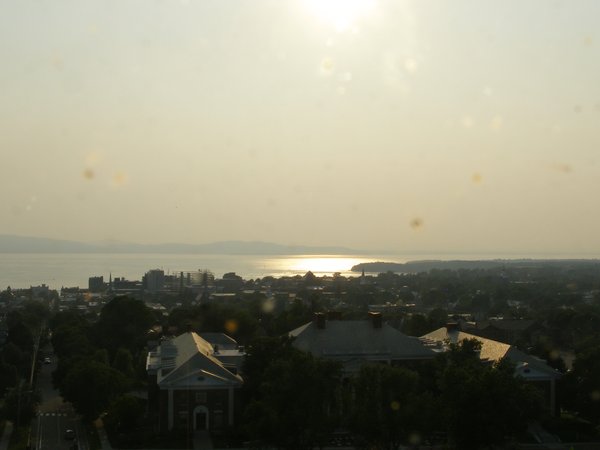 Burlington sunset on Wednesday, July 2, 2025 at 6:58 PM EDT