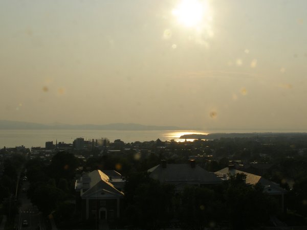 Burlington sunset on Wednesday, July 2, 2025 at 7:13 PM EDT