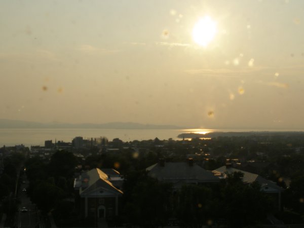 Burlington sunset on Wednesday, July 2, 2025 at 7:28 PM EDT