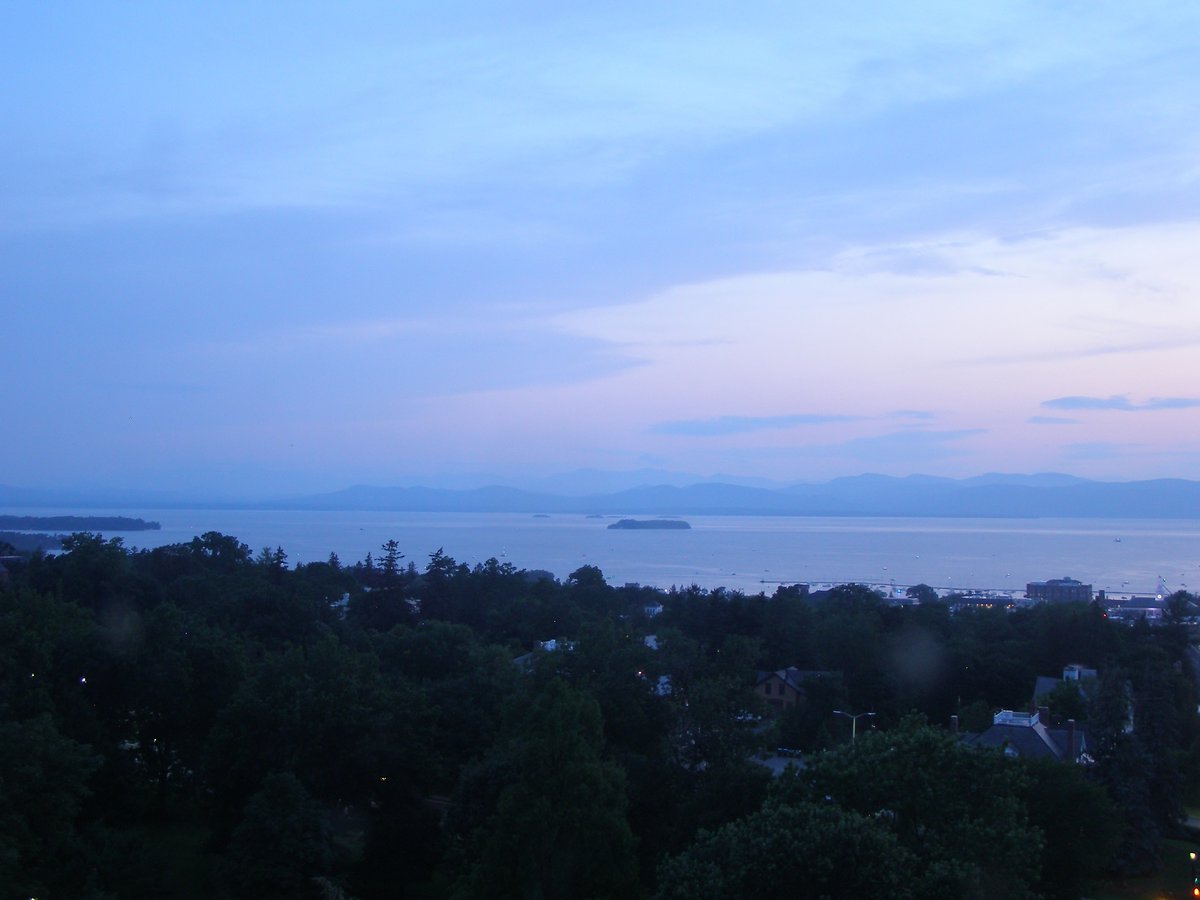Left view, Burlington sunset on Thursday, July 3, 2025
