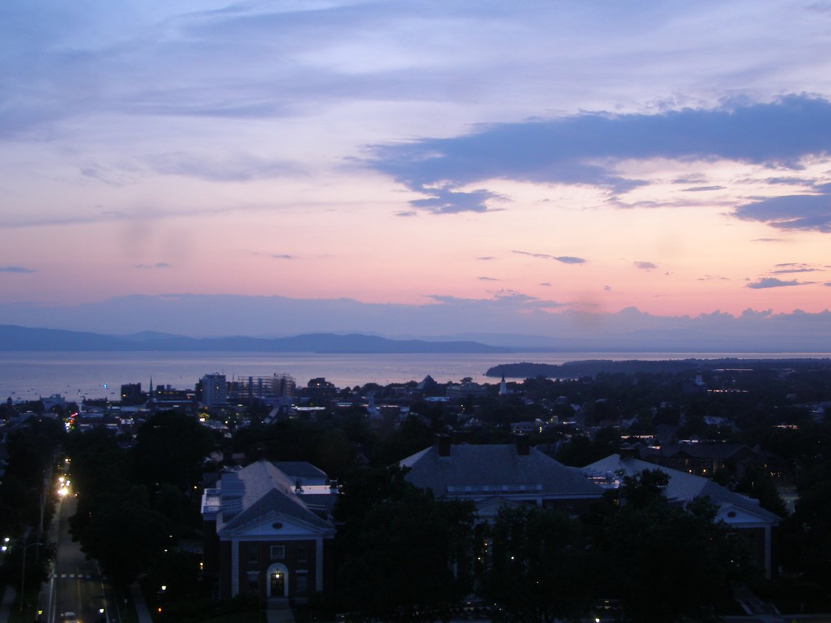 Right view, Burlington sunset on Thursday, July 3, 2025