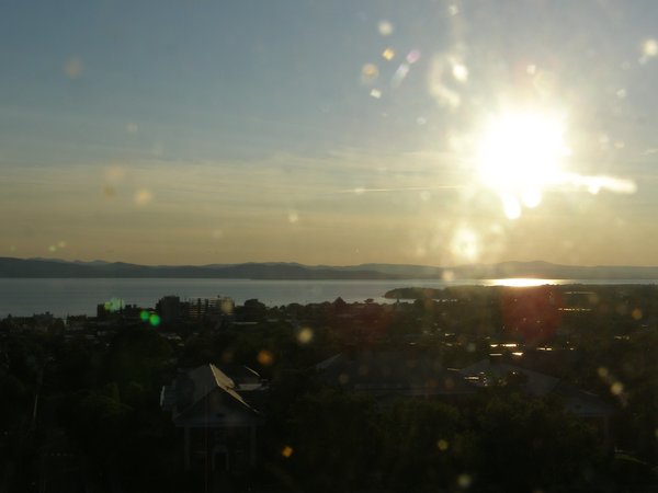 Burlington sunset on Friday, July 4, 2025 at 7:58 PM EDT